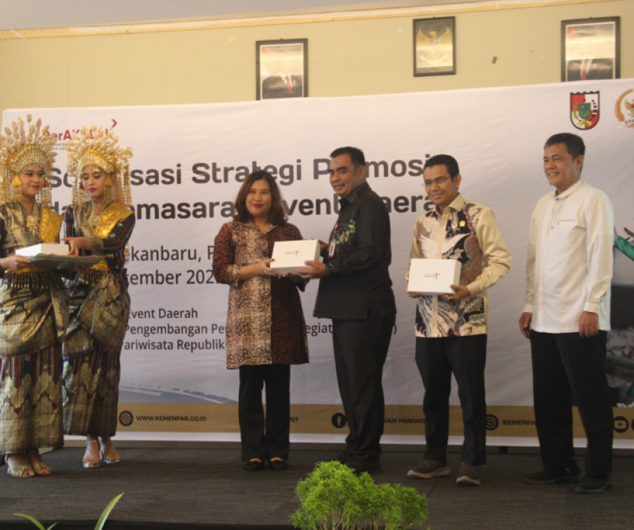 Dinas Kebudayaan dan Pariwisata Kota Pekanbaru Kolaborasi dengan Kementerian Pariwisata dalam Pelatihan Sosialisasi Strategi Promosi dan Pemasaran Event Daerah